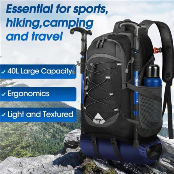 Hiking Backpack 40L Packable Lightweight Camping Backpack Men Women main image 6